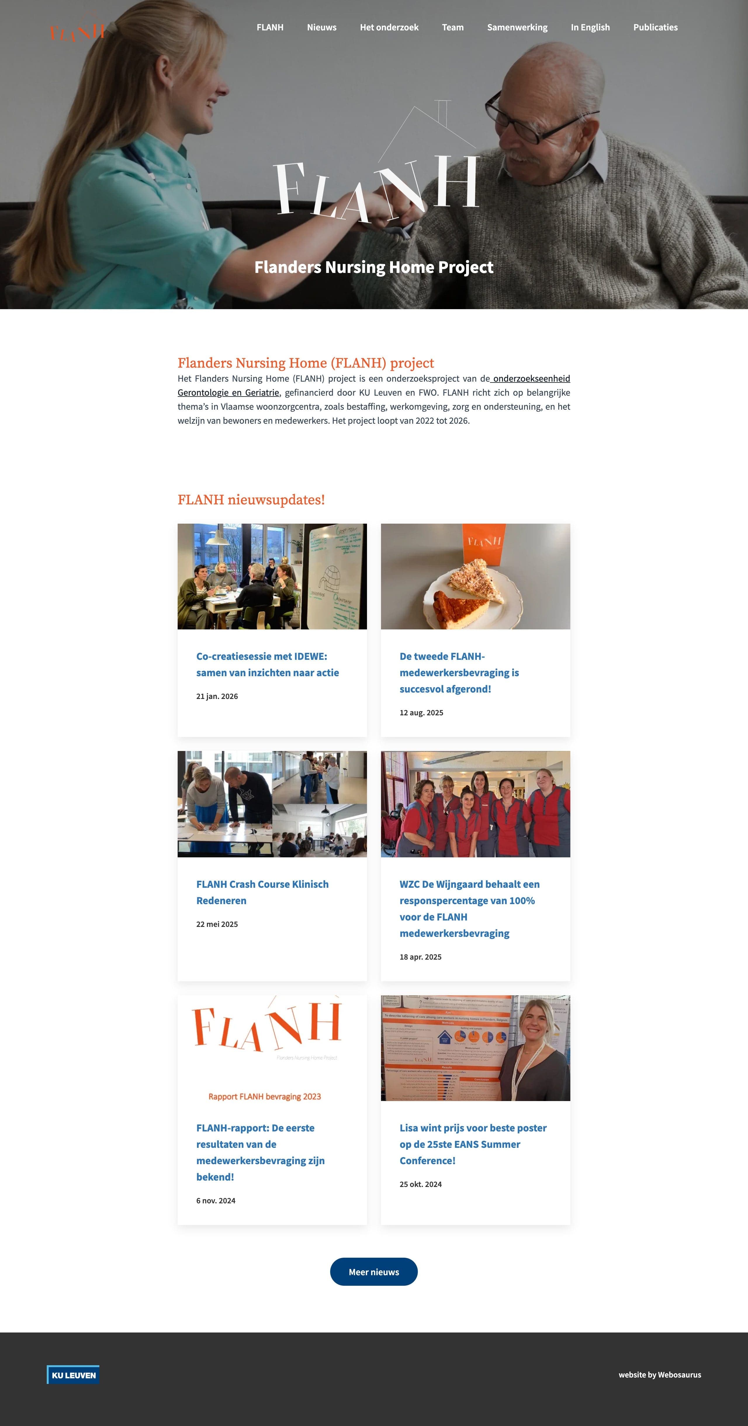 De website van FLANH