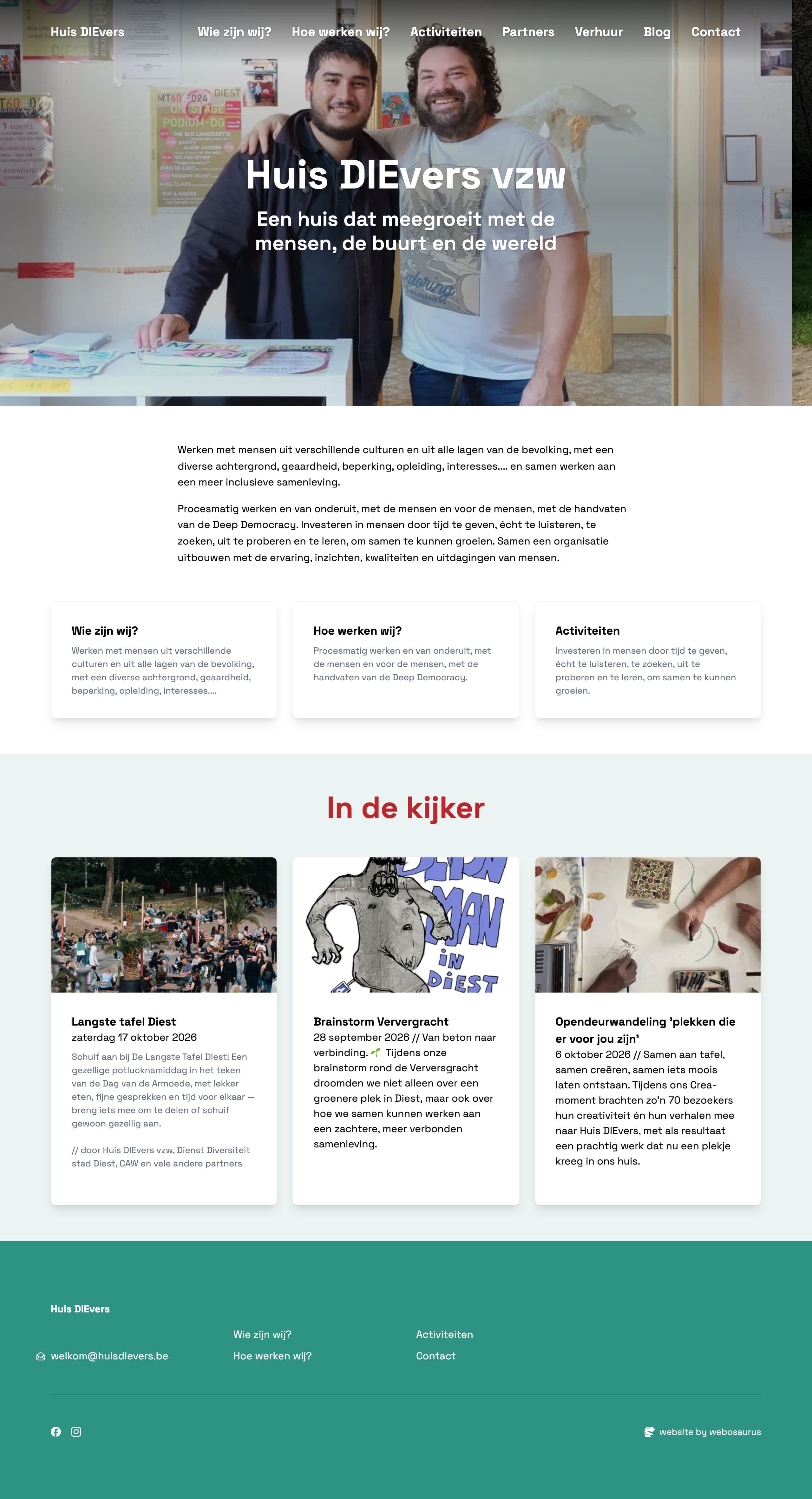 De website van Huis DIEvers
